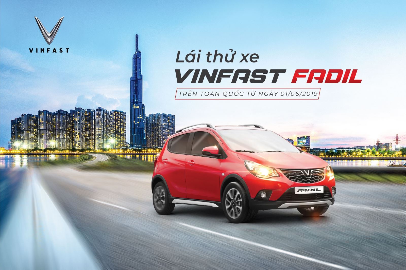VinFast tổ chức chương trình lái thử xe Fadil trên toàn quốc từ ngày 1/6.