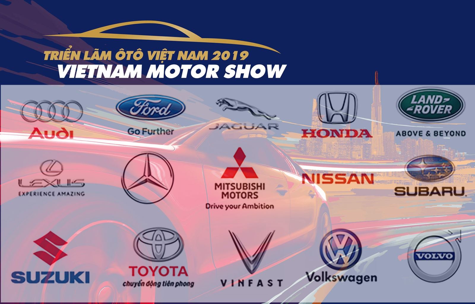 15 thương hiệu ô tô hàng đầu sẽ mang gì đến triển lãm ô tô Việt Nam 2019