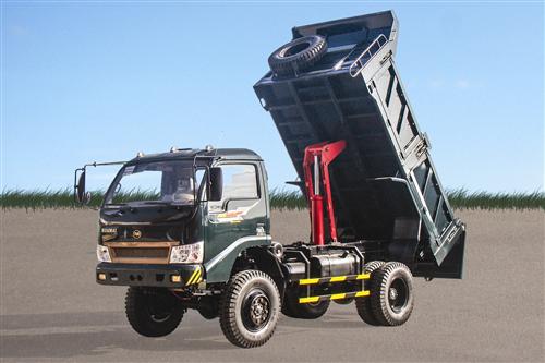 xe tải ben Hoa Mai 2 cầu 4 tấn 45 E4TD