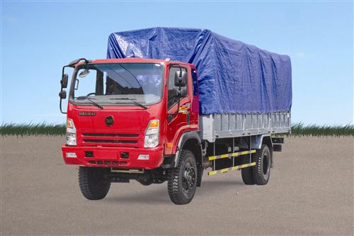 Xe tải Hoa Mai 7.6 tấn 2 cầu thùng mui bạt