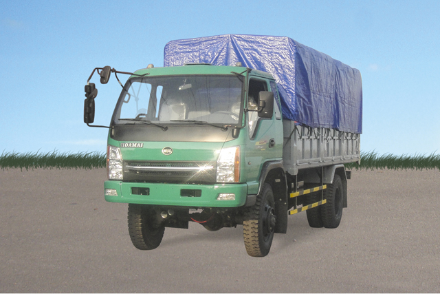Xe tải Hoa Mai 5.25 tấn 2 cầu thùng mui bạt